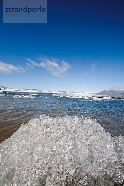 Eisschmelze in der Jokulsarlon-Gletscherlagune  Island