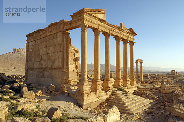 Ruinen von Palmyra  Syrien  Naher Osten  Vorderasien