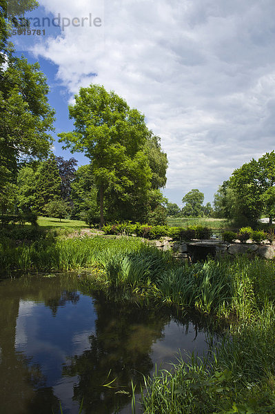 Gartenanlage Gut Brodau  Brodau  Schleswig-Holstein  Deutschland  Europa