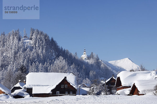 Oberndorf  community of Bad Mitterndorf  Ausseerland  Salzkammergut  Styria  Austria  Europe  PublicGround