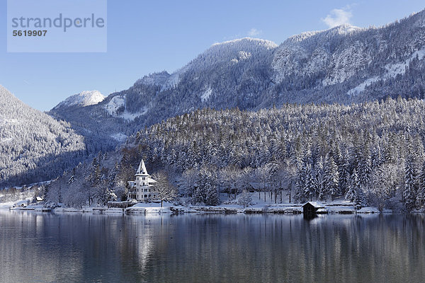 Villa Castiglioni  Lake Grundlsee  Ausseerland  Salzkammergut  Styria  Austria  Europe  PublicGround