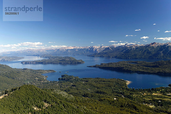 Lago Nahuel Huapi  Nationalpark Nahuel Huapi  Seenlandschaft in Norden Patagoniens  Argentinien  Südamerika