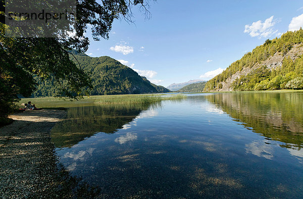 Fluss Rio Arrayanes  Nationalpark Los Alerces  Esquel  Provinz Chubut  Patagonien  Argentinien  Südamerika