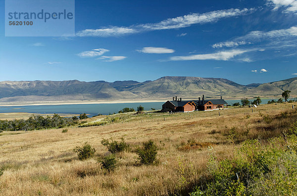 Landschaft in der Nähe von El Calafate  Nationalpark Los Glaciares  UNESCO Weltkulturerbe  Gebirgskette  Provinz Santa Cruz  Patagonien  Argentinien  Südamerika