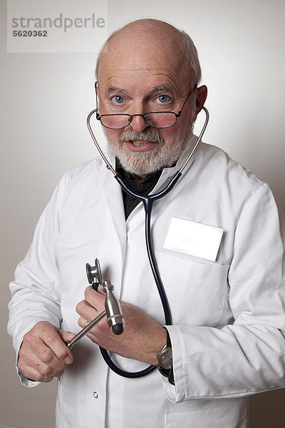Arzt Stethoskop Hammer