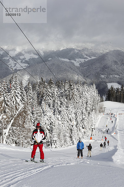 Hasecklift  Skigebiet Reiteralm  Pichl-Preunegg bei Schladming  Steiermark  Österreich  Europa  ÖffentlicherGrund