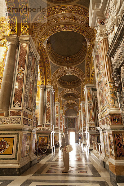 Basilika-Kathedrale des Klosters Monte Cassino oder Montecassino  Cassino  Latium  Italien  Europa