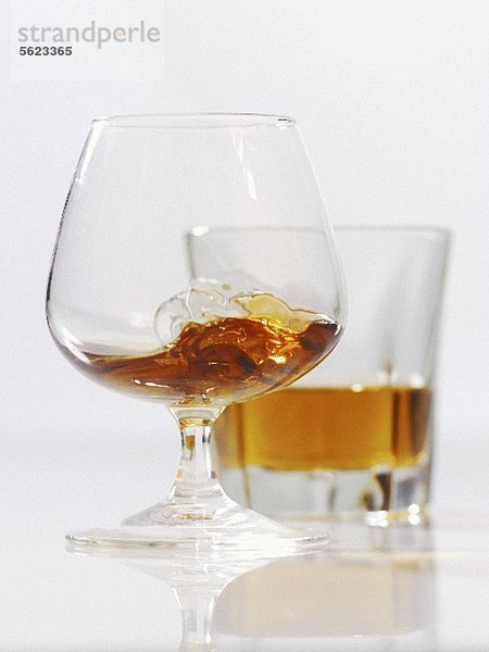 Cognac im Schwenker  Whiskeyglas
