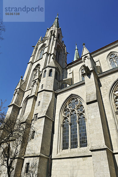 Die katholische neugotische Pfarrkirche St. Paul  auch Paulskirche  München  Bayern  Deutschland  Europa