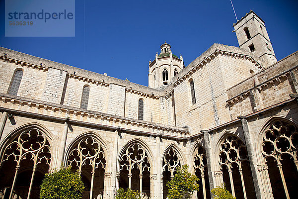 Kloster Santes Creus  Zisterzienserabtei  Teil der Zisterzienserroute  Tarragona  Katalonien  Spanien  Europa