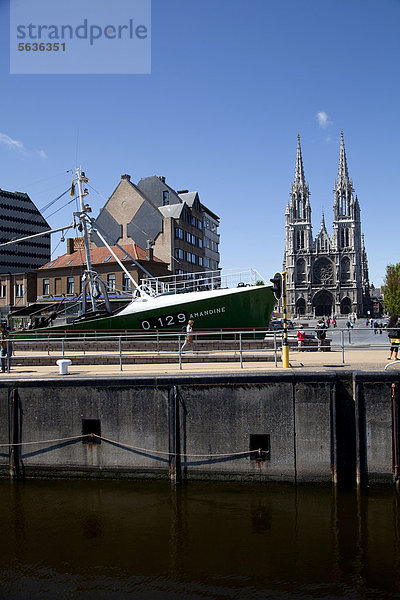 Stadtansicht Stadtansichten Europa Kirche Heiligtum Belgien Ostende