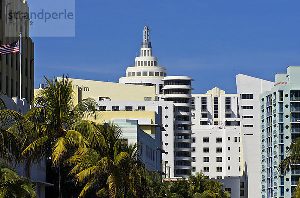 Vereinigte Staaten von Amerika USA Gebäude Komplexität Allee Florida Miami Beach