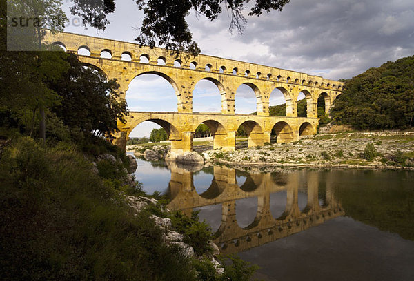 Das Aquädukt Pont Du Gard in Frankreich