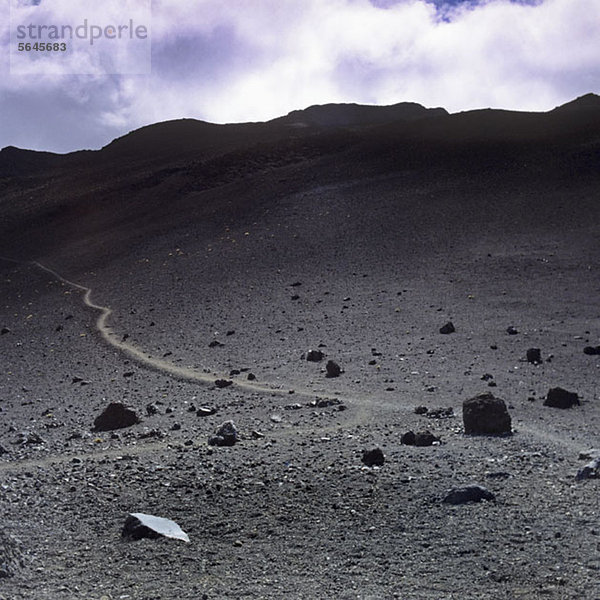 Ein Weg im Haleakala-Nationalpark