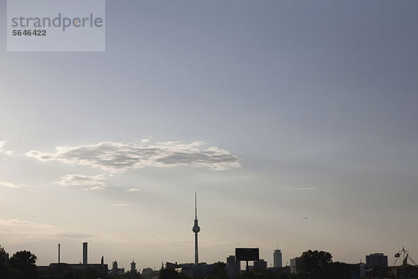 Eine Silhouette der Berliner Skyline