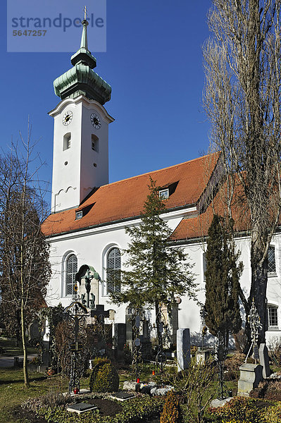 Sankt-Georg-Kirche  Bogenhauser Kirchplatz  München  Bayern  Deutschland  Europa
