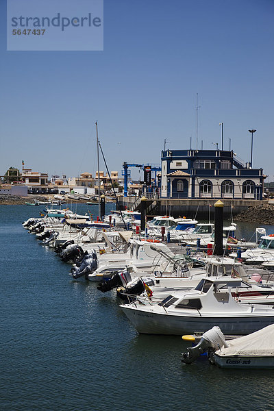 Jachthafen auf Isla Canela  Costa de la Luz  Andalusien  Spanien  Europa