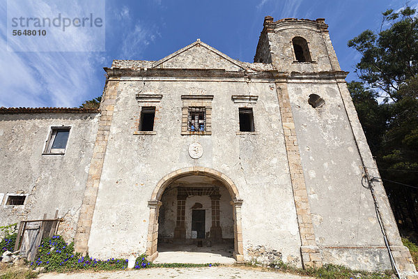 Klosterruine Convento de Nossa Senhora do Desterro in Monchique  Algarve  Portugal  Europa