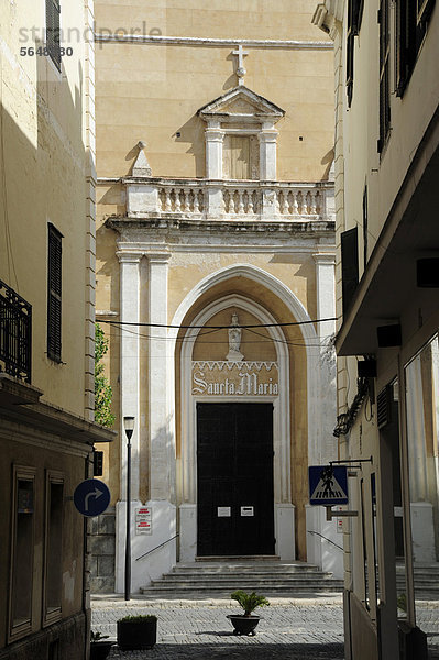 Kirche  Iglesia de Santa Maria in Mao  Mahon  Menorca  Balearen  Balearische Inseln  Spanien  Europa