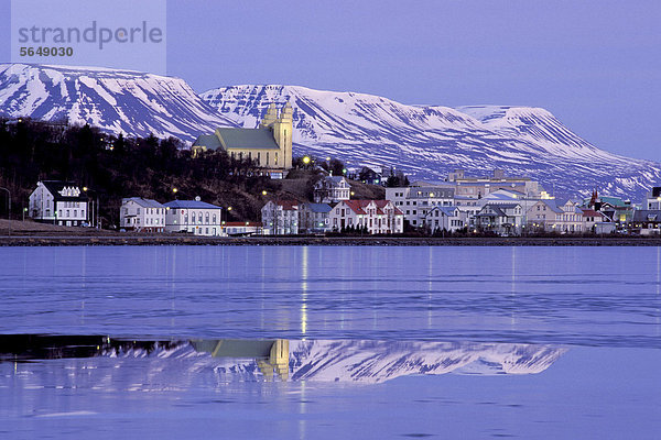 Akureyri  Island  Nordeuropa  Europa