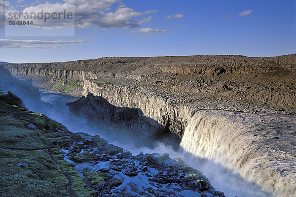 Wasserfall Dettifoss  Jökuls·rglj_fur-Nationalpark  bei ¡sbyrgi  Asbyrgi  Island  Skandinavien  Nordeuropa  Europa