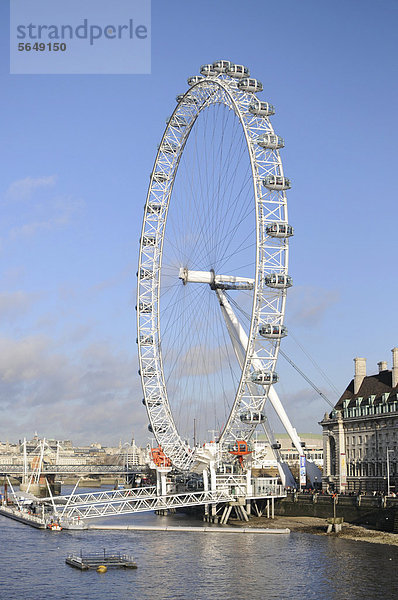 London Eye  London  Großbritannien  Südengland  England  Großbritannien  Europa