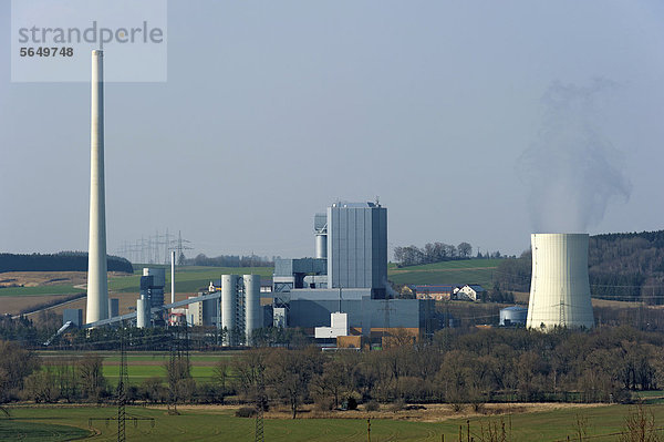 Kraftwerk nahe Europa kohlebefeuert Bayern Deutschland Oberbayern Zolling