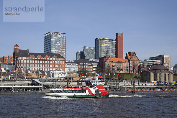 Landungsbrücken  Hamburg  Deutschland  Europa