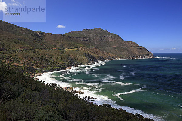 Küstenlandschaft  Chapman's Peak Drive  Kapstadt  Südafrika  Afrika