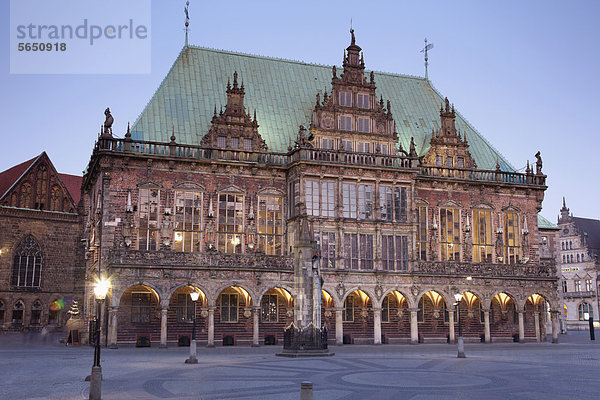 Deutschland  Bremen  Blick auf das Rathaus