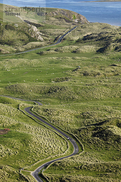 Irland  Grafschaft Donegal  Blick auf die Halbinsel Inishowen
