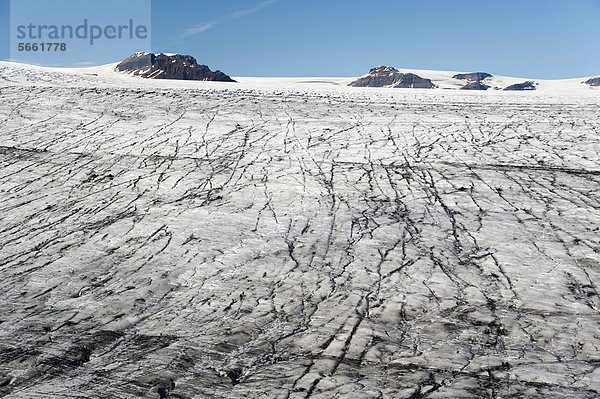 Gletscherzunge Sk·lafellsjökull  Gletscher Vatnajökull  Austurland  Ost-Island  Island  Europa