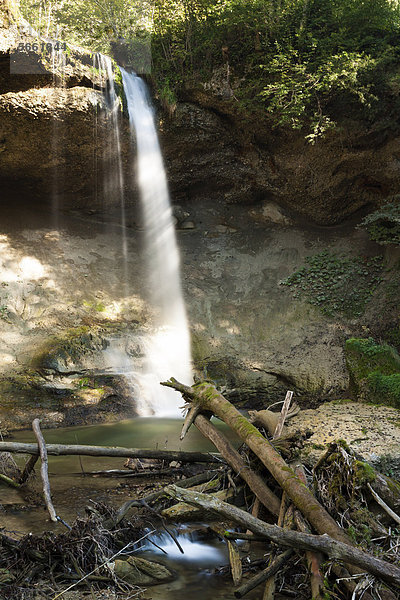 Die Scheidegger Wasserfälle  Scheidegg  Westallgäu  Allgäu  Schwaben  Bayern  Deutschland  Europa