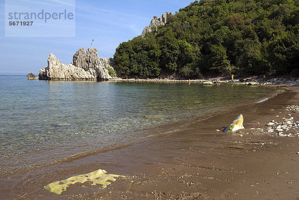 Strand  Olympos  Kemer  Türkei  West-Asien