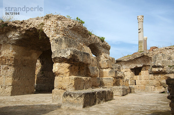 Die antike Stadt Karthago  Tunesien  Afrika