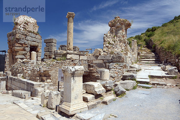 Die antike Stadt Ephesos  Türkei  West-Asien