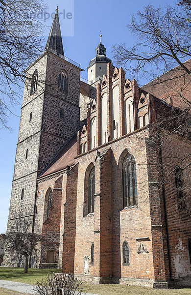 St. Nikolaikirche  Jüterbog  Brandenburg  Deutschland  Europa