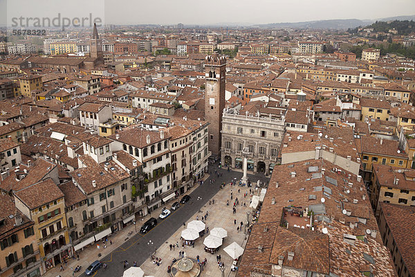 Panorama Europa Ansicht Venetien Italien Verona