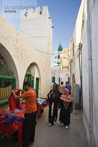 Nordafrika Händler Laden Afrika Libyen