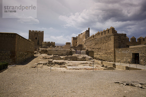 Alcazaba Festung  Almeria  Andalusien  Spanien  Europa
