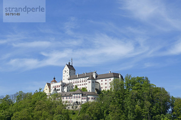 Schloss Hohenaschau  Aschau  Chiemgau  Oberbayern  Bayern  Deutschland  Europa