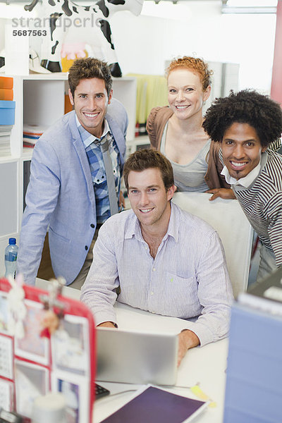 Mensch  Büro  Menschen  lächeln  Business