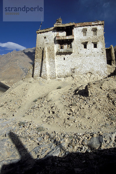 Palast von Zangla  Zanskar-Tal  Zanskar  Ladakh  Jammu und Kaschmir  indischer Himalaya  Nordindien  Indien  Asien