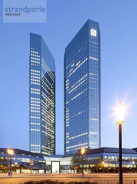 Europa Frankfurt am Main Deutsche-Bank-Hochhaus Deutschland Hessen