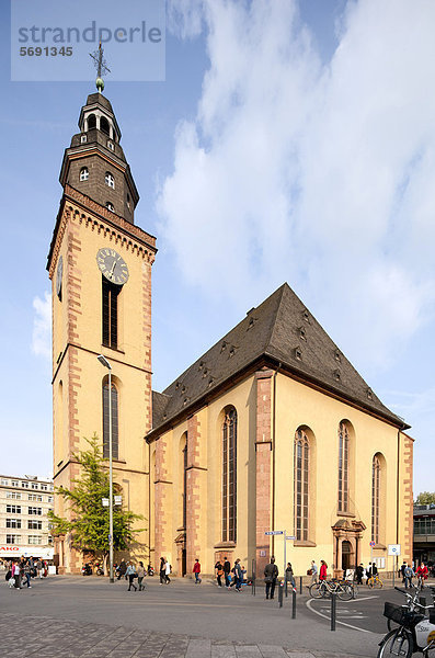 Evangelische Katharinenkirche  Frankfurt am Main  Hessen  Deutschland  Europa  ÖffentlicherGrund