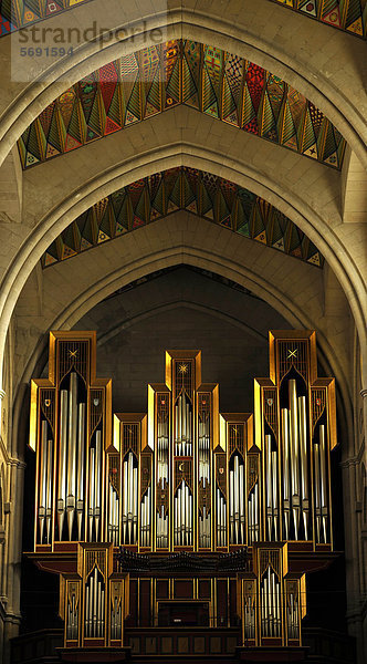 Grenzing-Orgel  Innenansicht  Catedral de Nuestra SeÒora de la Almudena  Santa MarÌa la Real de La Almudena  Almudena-Kathedrale  Madrid  Spanien  Europa
