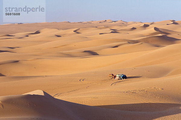 Ubari Sanddünen in der libyschen Wüste  Sahara  Libyen  Nordafrika