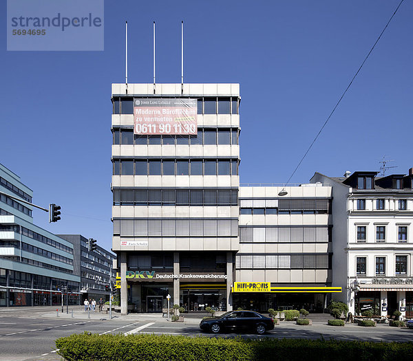Büro- und Geschäftshaus  Rheinstraße  Wiesbaden  Hessen  Deutschland  Europa  ÖffentlicherGrund