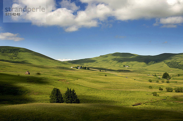 Berge von CÈzallier  Auvergne  Frankreich  Europa