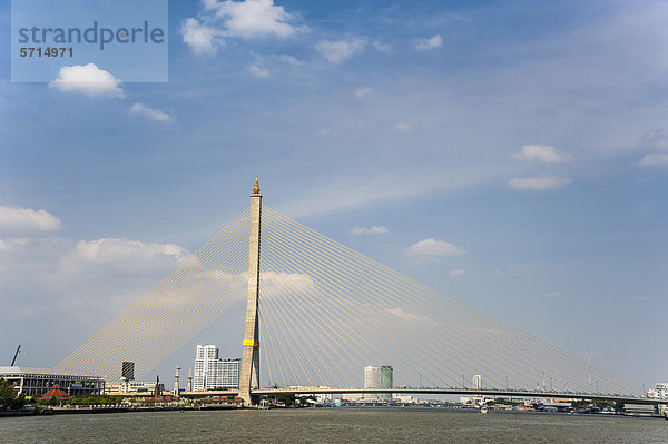 Rama VIII Brücke  Bangkok  Thailand  Asien